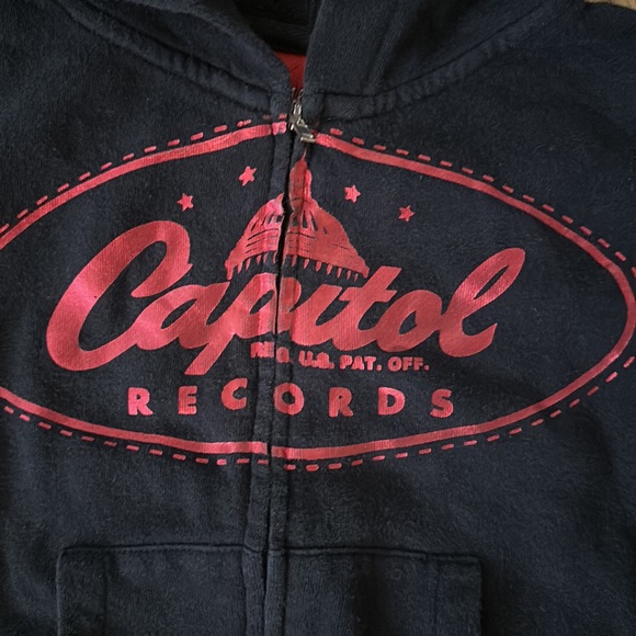 Capital records hoodie sweatshirt rock and roll baby  Beatles fans! Hollywood - Picture 3 of 6